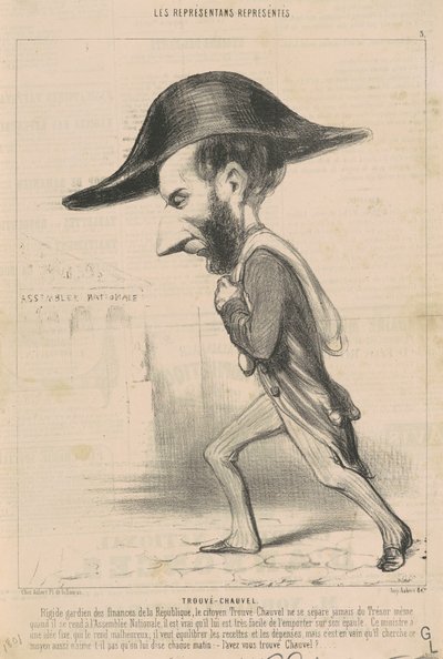 Ariste encontrado Chauvel de Honoré Daumier