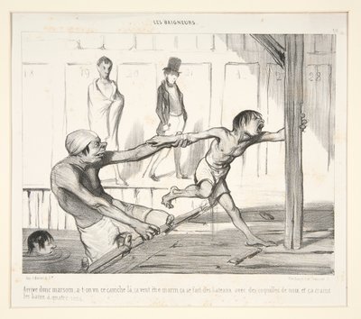 Luego viene Marsoin; hemos visto ese caniche de allí, quiere ser marinero, hace barcos con cáscaras de nuez, y teme baños de cuatro centavos, de Honoré Daumier