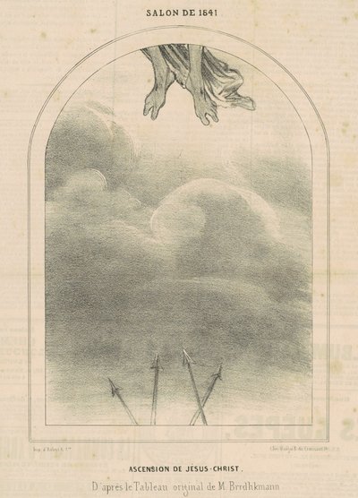 Ascensión de Jesucristo de Honoré Daumier