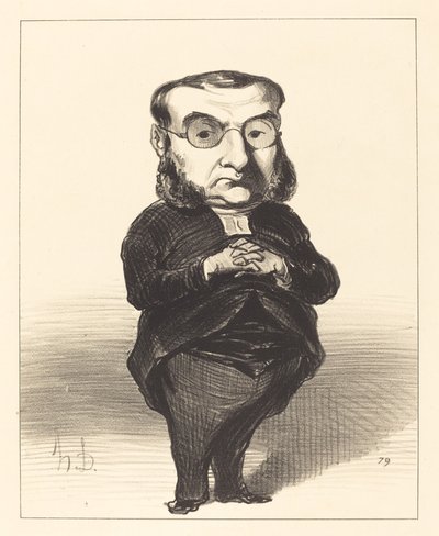 Ath. L. Charles Coquerel de Honoré Daumier