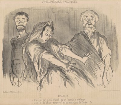 Athalie de Honoré Daumier
