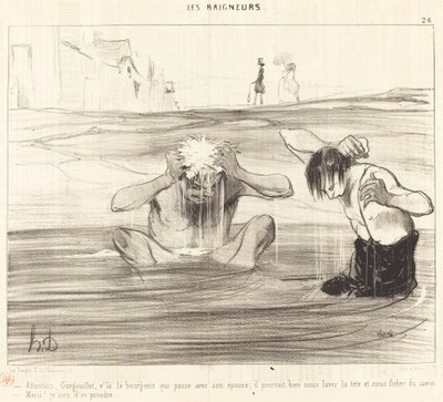 Atención, Gargouillet, ahí va el burgués que pasa... de Honoré Daumier
