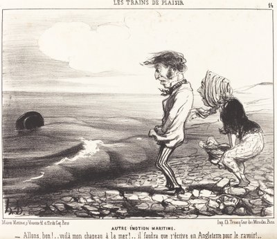 Otra emoción marítima de Honoré Daumier