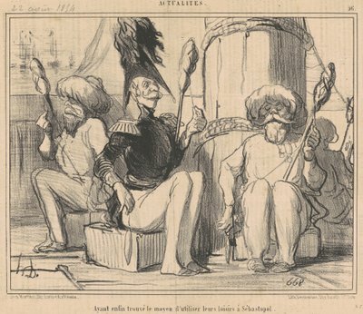 ¡Finalmente encontraron la manera de usar su tiempo libre! de Honoré Daumier