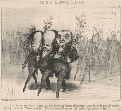 Habiendo terminado sus trabajos de Honoré Daumier