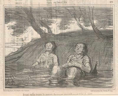Habiendo ... encontrado la manera de pasar agradablemente el verano de Honoré Daumier