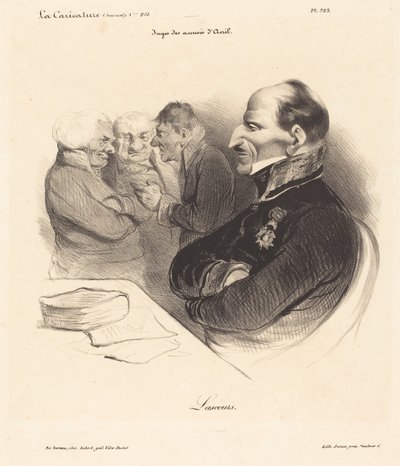 Barón de Lascours de Honoré Daumier