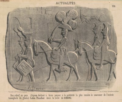 Bajorrelieve en pan de jengibre de Honoré Daumier