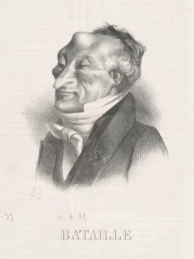 Bataille (Alex. Simon Pataille) de Honoré Daumier
