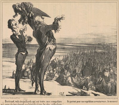 Bertrand, ¡mira esos tipos! de Honoré Daumier