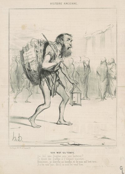 Buen dicho del tiempo de Honoré Daumier