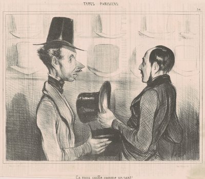 ¡Te queda como un guante! de Honoré Daumier
