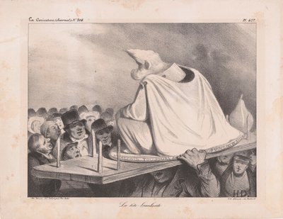 Caricatura de Luis Felipe I 1773-1850, Rey de los franceses, 1834 de Honoré Daumier