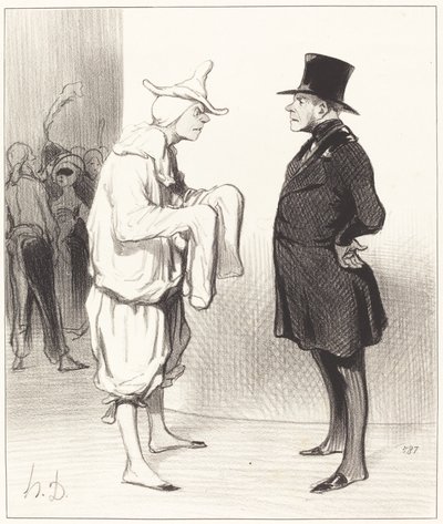 Zanahoria del volatinero de Honoré Daumier