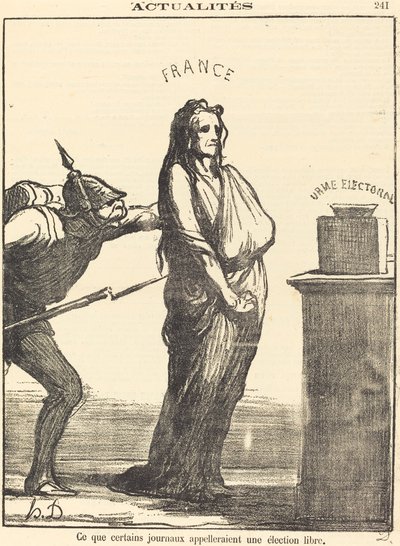 Lo que algunos periódicos llamarían... de Honoré Daumier