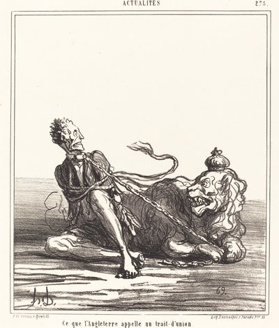 Lo que Inglaterra llama un guion de Honoré Daumier