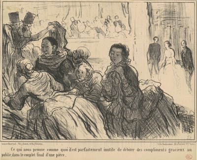 Lo que nos prueba que es ... inútil ... de Honoré Daumier