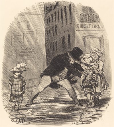 Es tonto tener en invierno, des... de Honoré Daumier