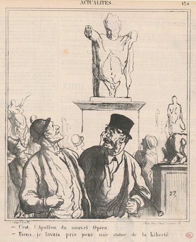 Es el Apolo de la nueva ópera de Honoré Daumier