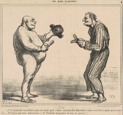 Es realmente molesto para... de Honoré Daumier