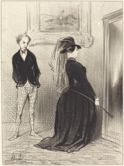 Es singular... ya no se me ocurren ideas... que... de Honoré Daumier