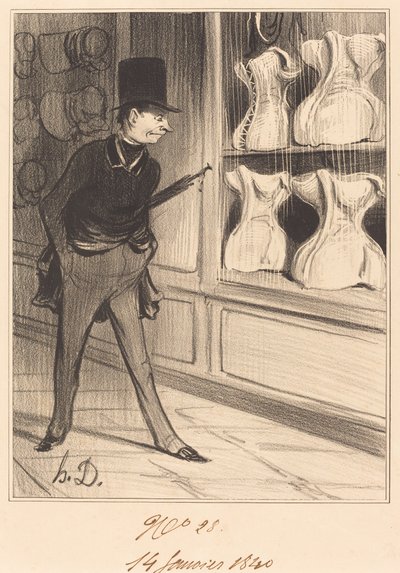 ¡Es único! He tomado cuatro tamaños... de Honoré Daumier