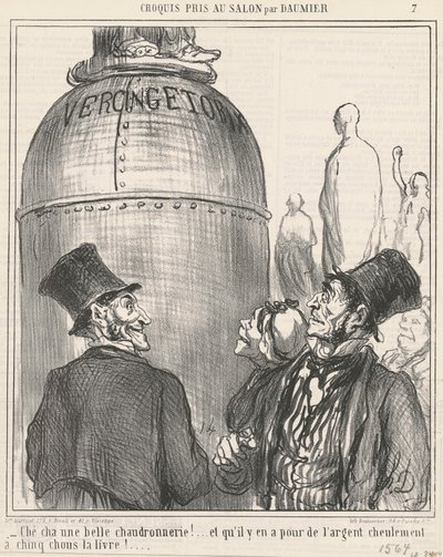 ¡Qué hermosa calderería! de Honoré Daumier