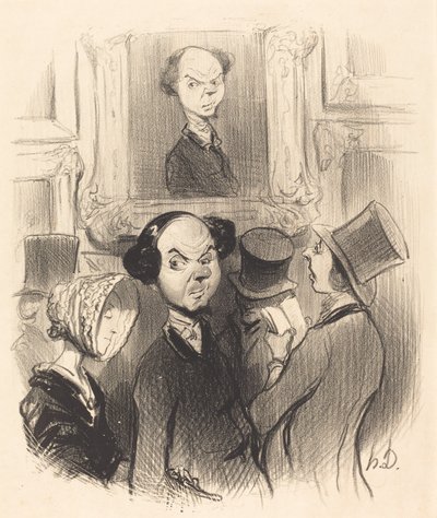 Encantado de verse expuesto... de Honoré Daumier