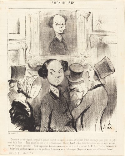 Encantado de verse expuesto... de Honoré Daumier
