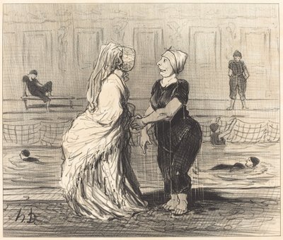 Querida baronesa, la felicito... de Honoré Daumier