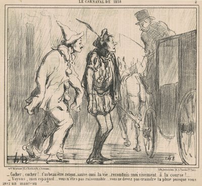 ¡Cochero, Cochero! de Honoré Daumier