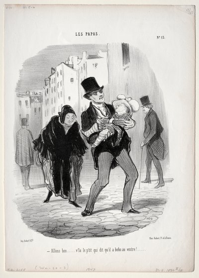 Come along, dear... de Honoré Daumier