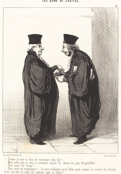 ¡Como te he dicho claramente tu asunto! de Honoré Daumier