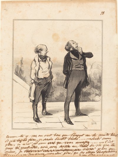 Como tú vas... de Honoré Daumier