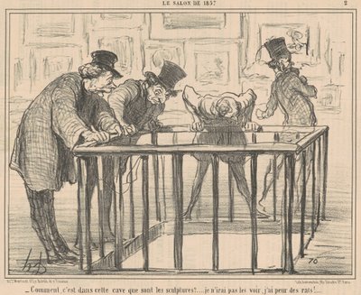 ¿Cómo, es en esta bodega que...? de Honoré Daumier