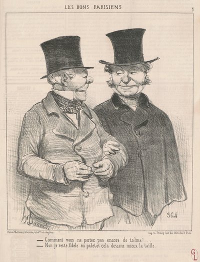 ¿Cómo es que aún no llevas talma? ... de Honoré Daumier
