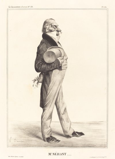 Conde Horace Sébastiani de Honoré Daumier