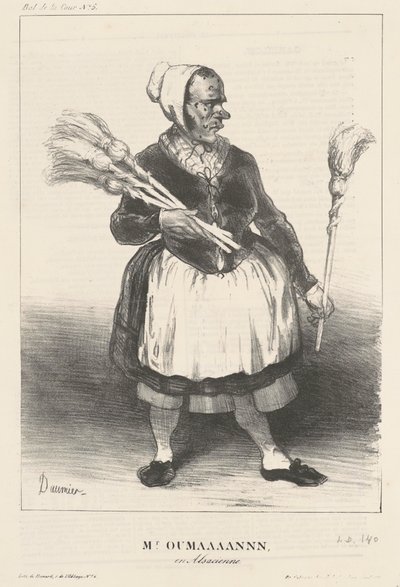 Coulman en Alsaciana de Honoré Daumier
