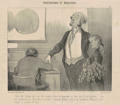 En este anuncio que vas a enviar... de Honoré Daumier