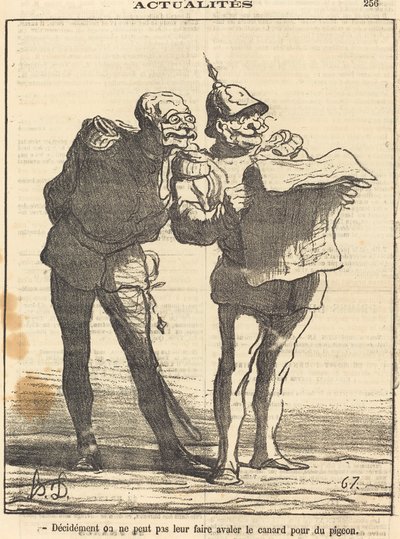 Decididamente no se puede... de Honoré Daumier