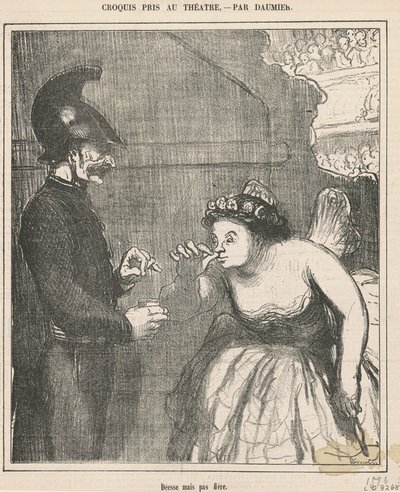 Diosa pero no orgullosa de Honoré Daumier