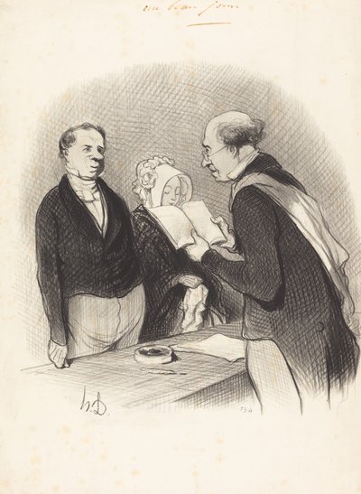 Delante del Sr. Alcalde de Honoré Daumier