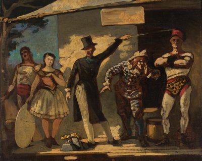 Los malabaristas de Honoré Daumier