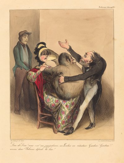 ¡Dios de Dios! pero es un pppolisson... de Honoré Daumier