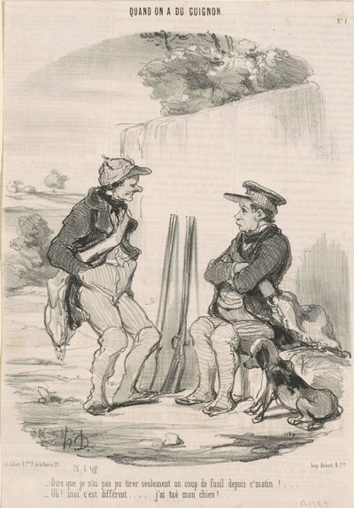 Decir que no pude disparar... de Honoré Daumier