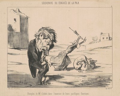 Discípulos de M. Cobden de Honoré Daumier