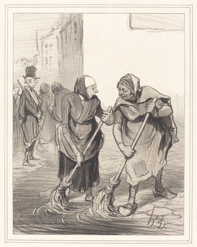 Dites donc, mame Giboulard... de Honoré Daumier