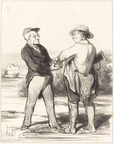 Dites donc, président, imposible atrapar una liebre... de Honoré Daumier