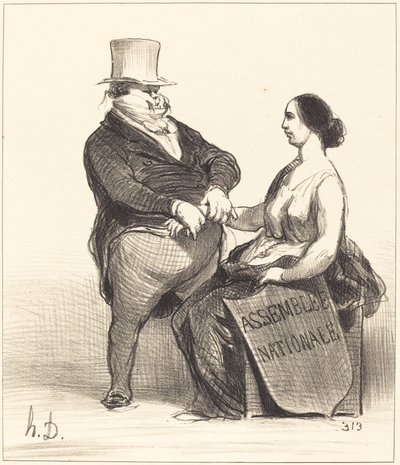 Doctor... no estoy tan enfermo... de Honoré Daumier