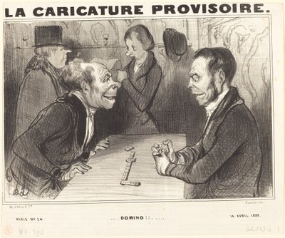 ¡Domino! de Honoré Daumier